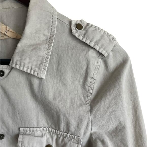 Lily Aldridge Women Jacket S Beige Adjustable Waist Lightweight Utility Gorpcore - Picture 5 of 14